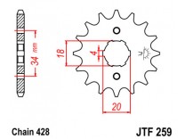 Зірка передня JTF 259.17